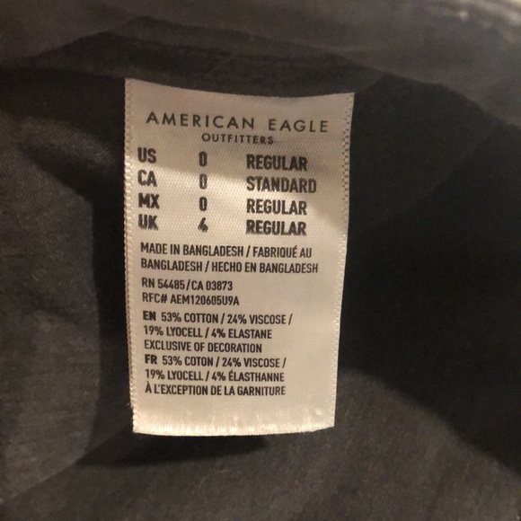 American eagle dark grey pants - Picture 3 of 4